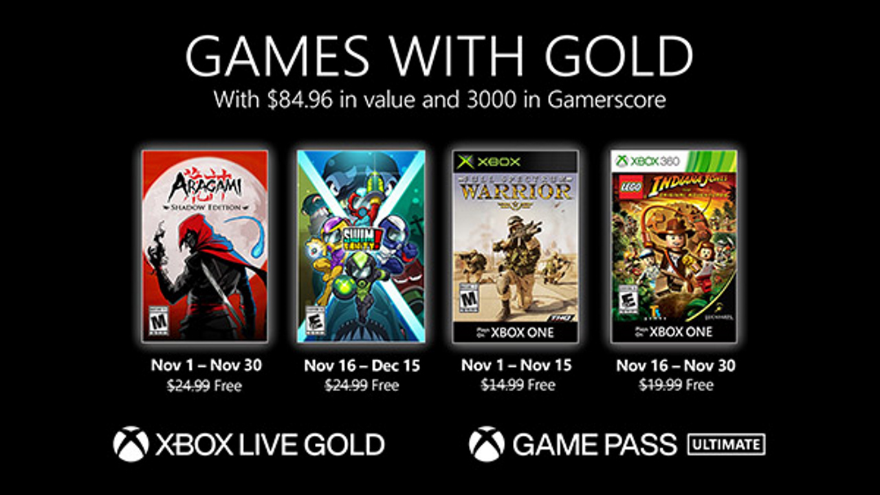 Games with Gold Novembre 2020