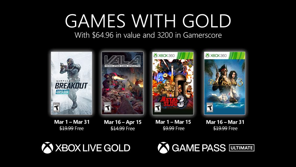 Games with Gold Marzo 2021