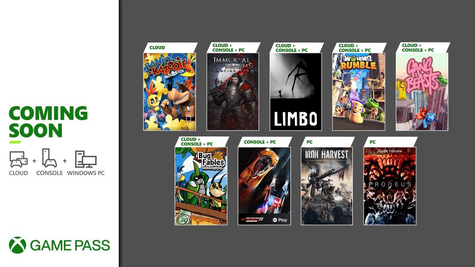 Xbox Game Pass Giugno/Luglio 2021