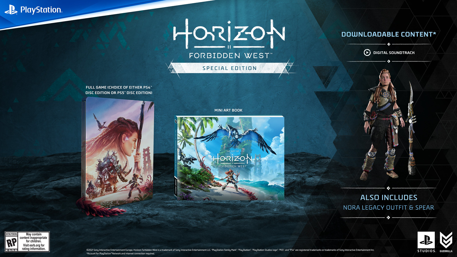 Horizon Forbidden West, limited edition annunciate e trailer del pre-order 2