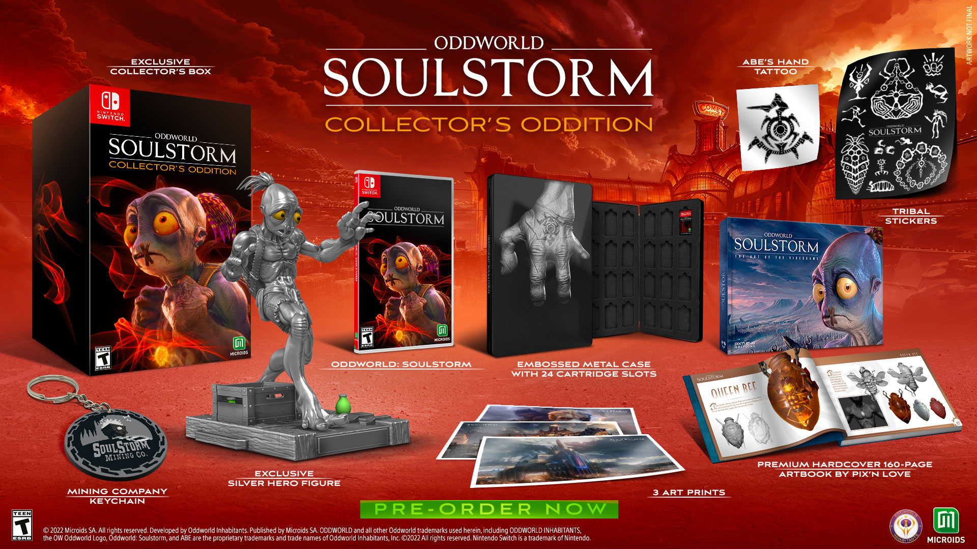 Oddworld: Soulstorm Oddtimized Edition arriva su Switch 2