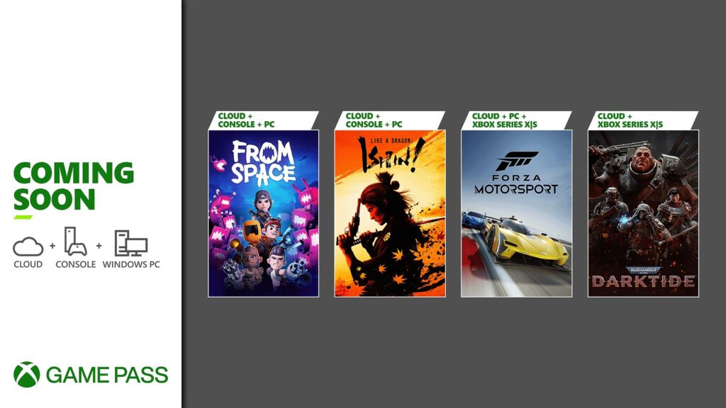Xbox Game Pass Ottobre 2023