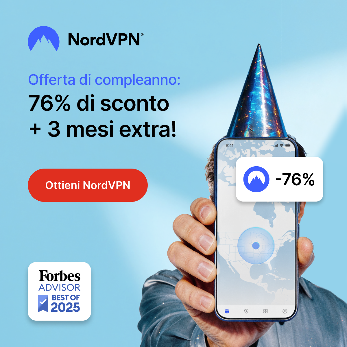 NordVPN Campagna Agosto 2025 Ambassador Marchisio